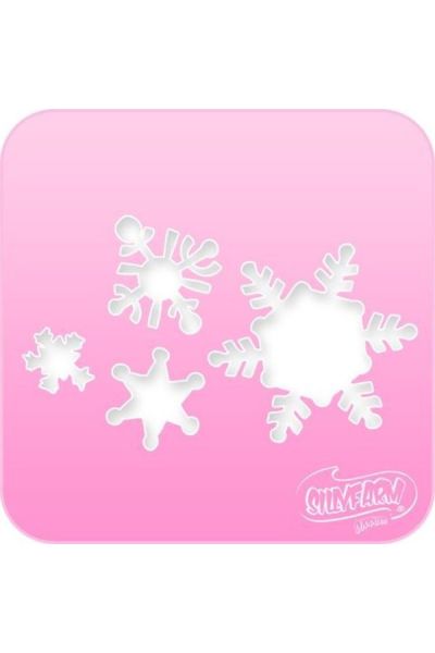 Silly Farm Stencil  Snowflakes