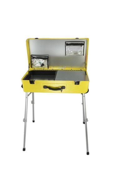 Yellow Craft-n-Go Paint 28" Station with Accessories