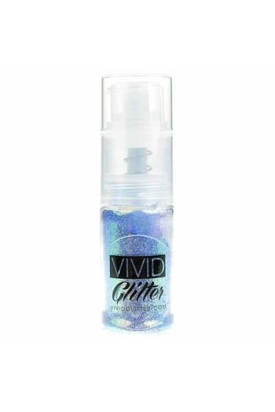 Vivid Glitter Fine Mist Pump Spray Frosted Blue