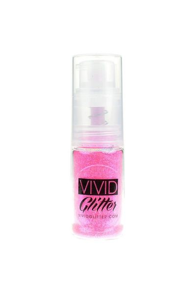 Vivid Glitter Fine Mist Pump Spray Pink Kiss