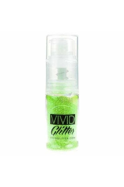 Vivid Glitter Fine Mist Pump Spray Lime Zest