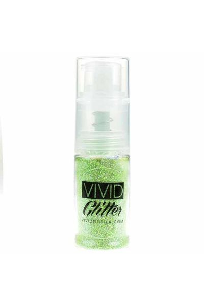 Vivid Glitter Fine Mist Pump Spray Galactic Green