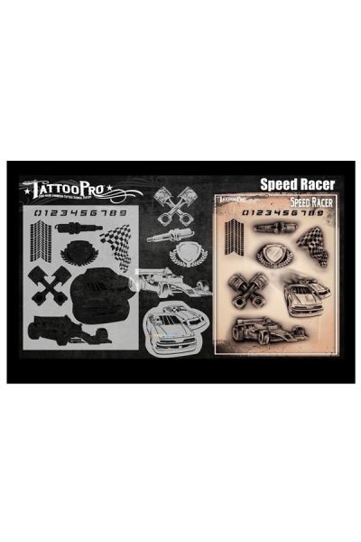 Wiser Airbrush Tattoo Speed Racer