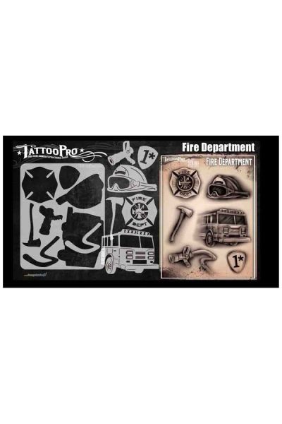 Wiser Airbrush Tattoo Fire Department