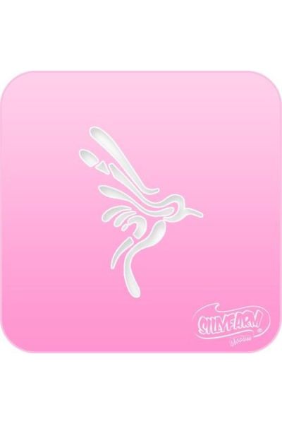 Schminksjabloon Sillyfarm Hummingbird 2