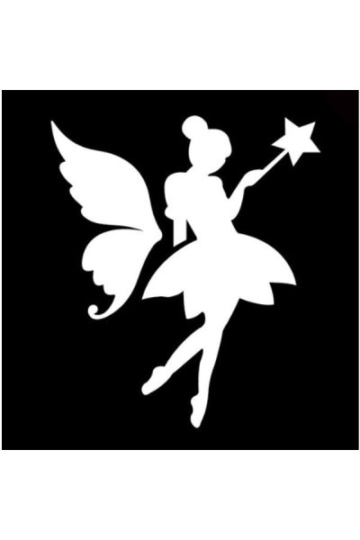 Glittertattoo Stencil Playful Fairy  (5 pack)