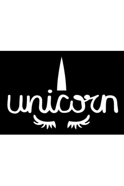 Glittertattoo Stencil Unicorn Glam  (5 pack)