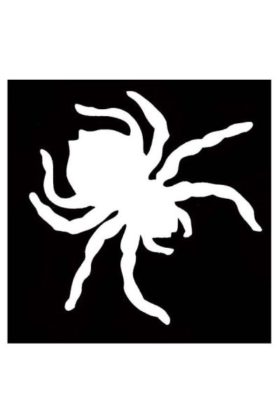 Glittertattoo Stencil Big Spider (5 pack)
