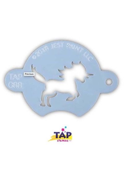 Tap Schmink Stencil Pracing Unicorn