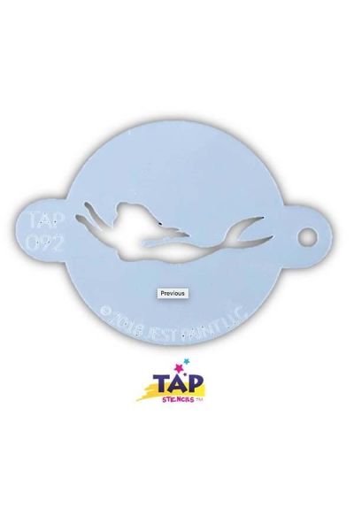 Tap Schmink Stencil Swimming Mermaid