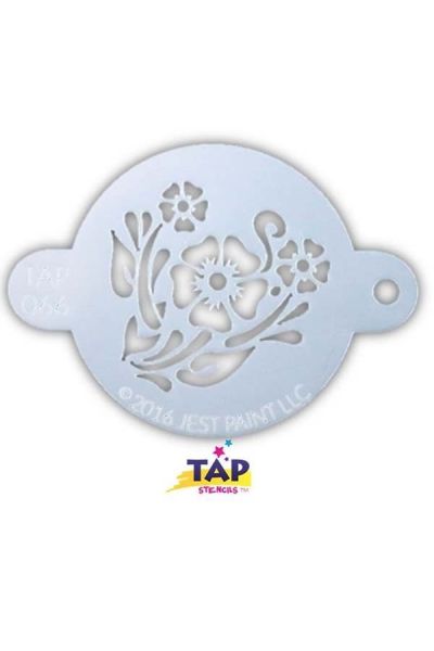 Tap Schmink Stencil Flower Garden