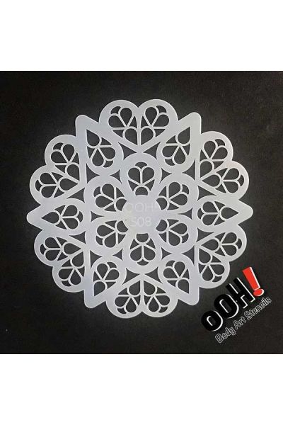 oOh Body Art Stencils S08