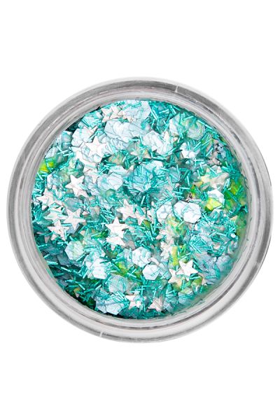 PXP Pressed Chunky Glitter Cream Turquois Ocean