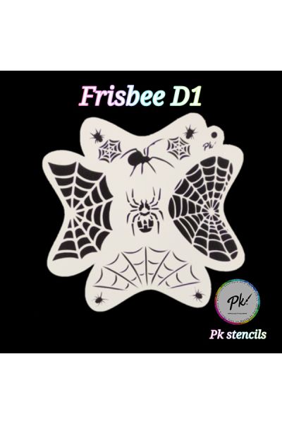 Frisbee Facepaintingstencil D1
