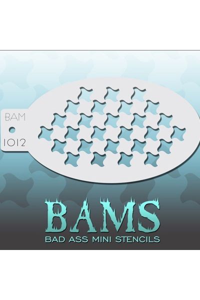 Bad Ass Bams FacePaint Stencil 1012