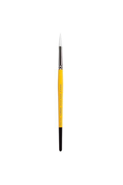 Kingart White Nylon Brush Round 8