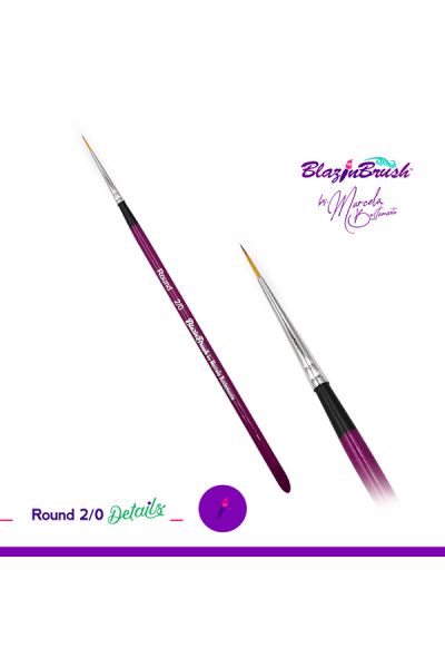 Marcela Bustamante Blazin Brush Round 2/0