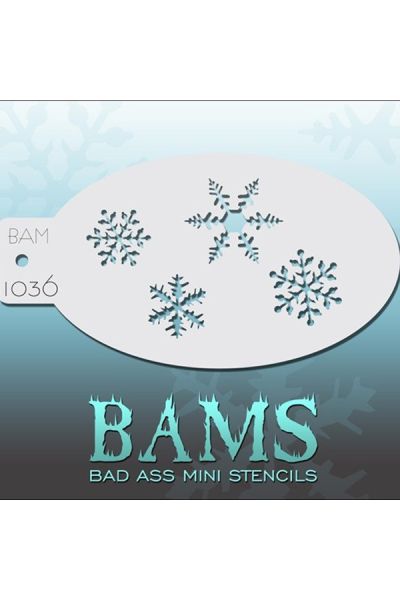Bad Ass Bams FacePaint Stencil 1036