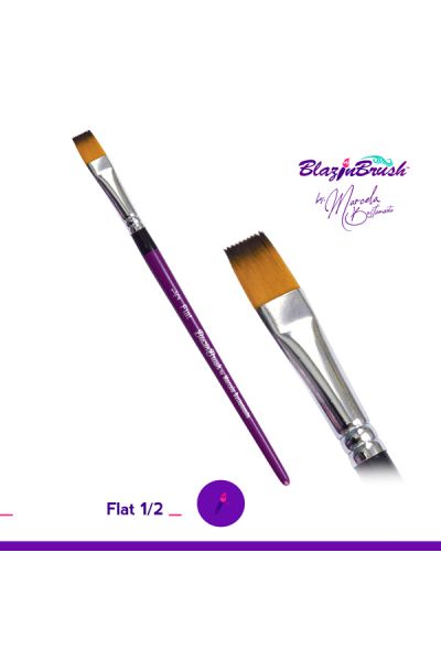 Marcela Bustamante Blazin Brush Flat 1/2"