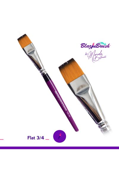 Marcela Bustamante Blazin Brush Flat 3/4 Inch