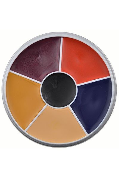 Kryolan Rainbow Circle Supracolor Burned Skin