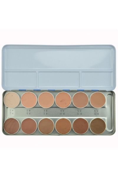 Kryolan 12 Skintones Base Palette