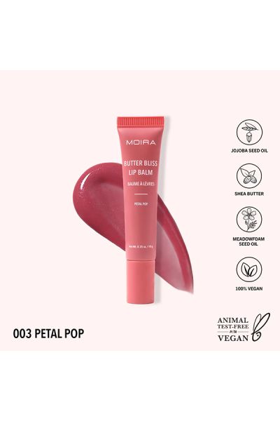Moira Butter Bliss Lip Balm Petal Pop 03