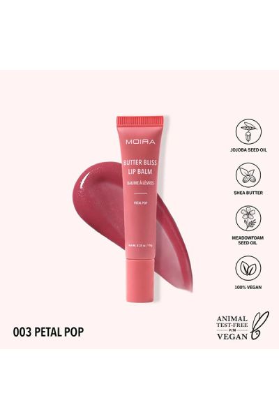 Moira Butter Bliss Lip Balm -Petal Pop