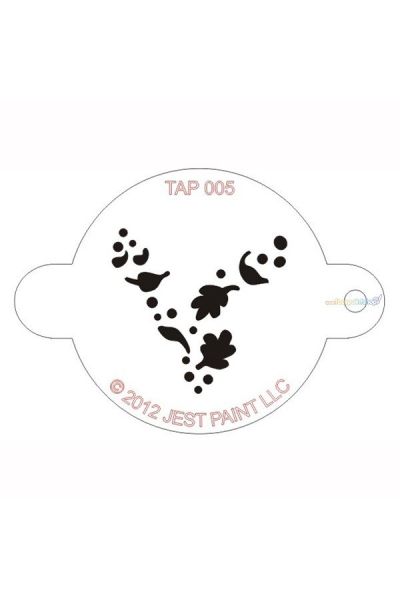 Tap Facepaint Stencil Wind Dust