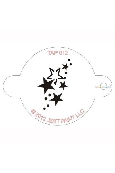 Tap Facepaint Stencil Stars
