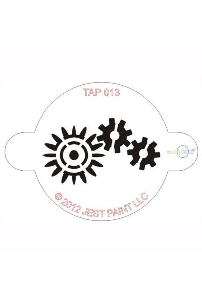 Tap Facepaint Stencil Robotic