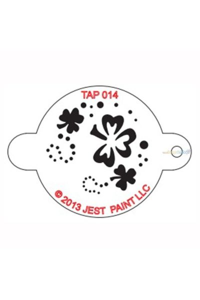 Tap Facepaint Stencil Schamrock