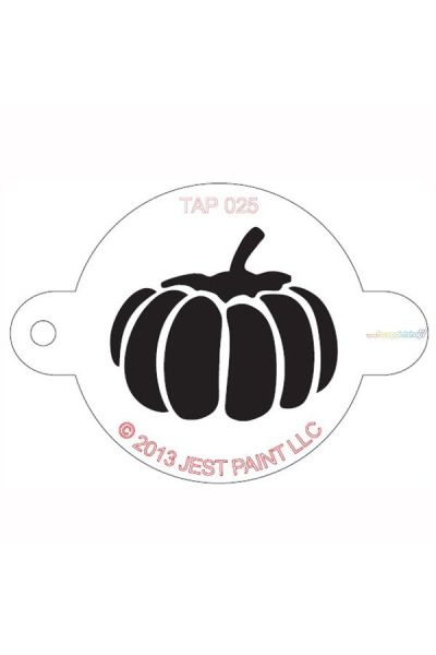 Tap Facepaint Stencil Pumpkin