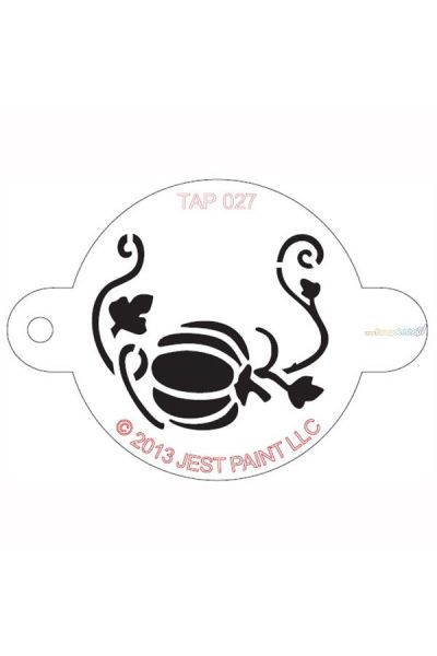 Tap Facepaint Stencil  Pumpkin with Vine