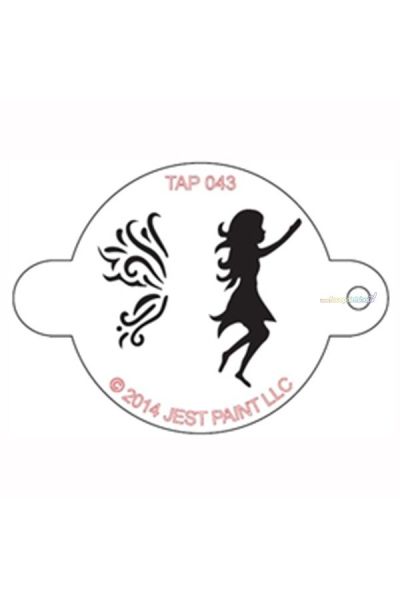 Tap Facepaint Stencil Fairy