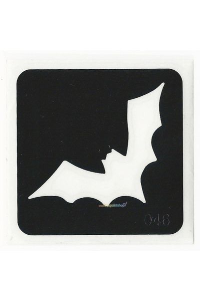 Glittertattoo Stencil Bat  (5 pack)