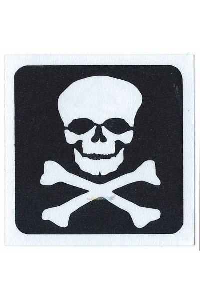 Glittertattoo Stencil Skull (5 pack)
