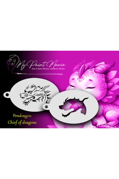 Facepainting Stencil Pendragon