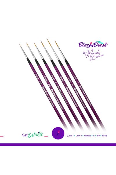 Marcela Bustamante Blazin Brush Details Set