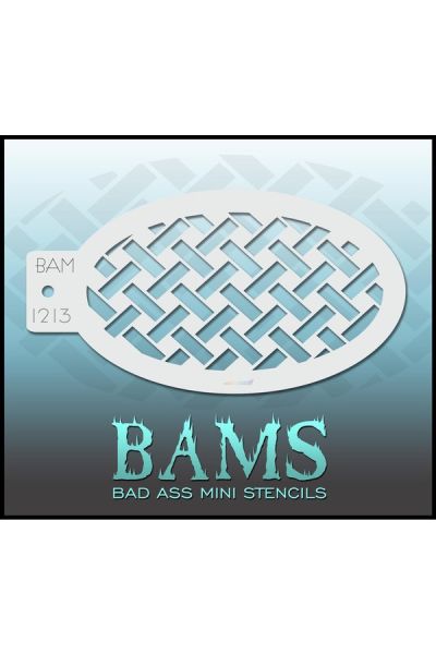 Bad Ass Bams FacePaint Stencil 1213