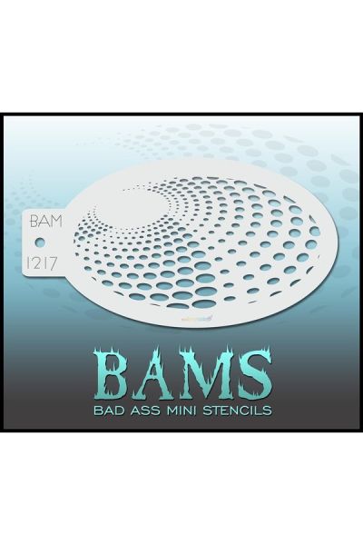 Bad Ass Bams FacePaint Stencil 1217