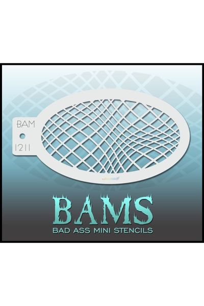 Bad Ass Bams FacePaint Stencil  1211