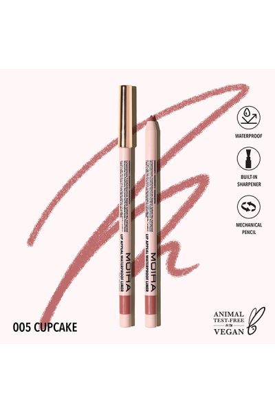Moira Lip Appeal waterproof Liner Cupcake 005