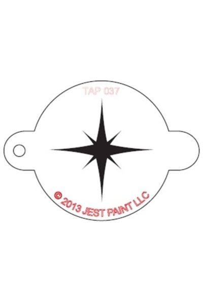 Tap Facepaint Stencil Christmas Star