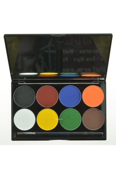 Mehron Paradise Makeup AQ 8-Color Palette Basic