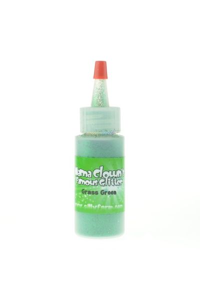 Mama Clown's Famous Glitter Grass Green