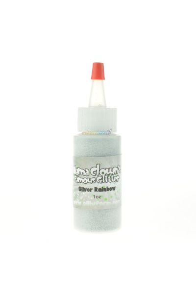 Mama Clown's Famous Glitter Silver Rainbow