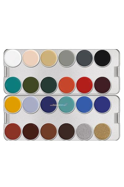 Kryolan Supracolor Palette 24 Colors (K Palette)