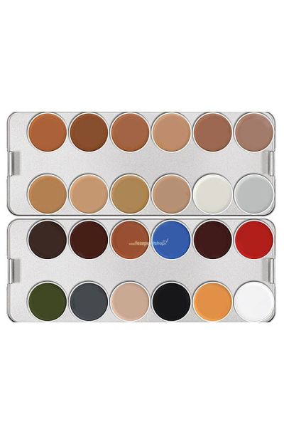 Kryolan Supracolor Palette 24 Colors (N Palette)