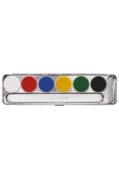 Kryolan Aquacolor palette  6 Colors
